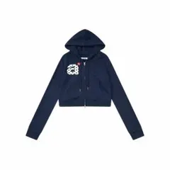 aeae パーカー グレー ジップアップ フーディ レディース 韓国 - メルカリ