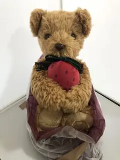 新品未使用  Q-pot  キューポット 20周年アニバーサリー テディベア チョコレートをぎゅっと抱きしめた、クラシックな「20th