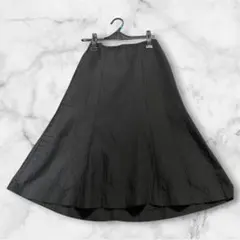 【コムサイズム レディース ブラック フレアスカート 】美品のサムネイル