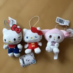 サンリオ モンチッチ ハローキティ　ドーナツデザインマスコット マイメロ