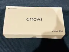 【新品未使用】SoftBank arrows We2　ミストホワイト