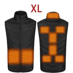 XL 電熱ベスト 9エリア発熱 電熱 ベスト 9つヒーター 3段階調温