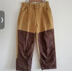 70s Vintageコットンナイロン切り替えワークパンツ　タロンジッパーのサムネイル