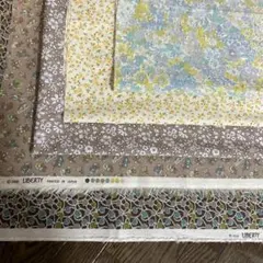 LIBERTY 花柄生地 はぎれ 5枚セット