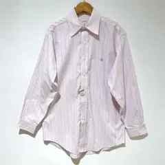 ブルックスブラザーズ 長袖シャツ ピンク ストライプ M