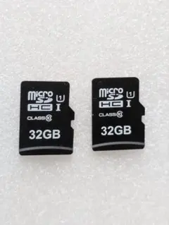 32GB microSDHCメモリーカード 2枚 Class 10