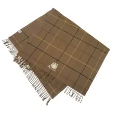 Aquascutum アクアスキュータム チェック柄 マフラー ブラウンのサムネイル