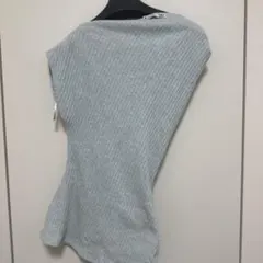 ZARA リブ編み 半袖トップス S