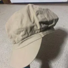 ベージュ コットンキャップ