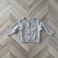 バースデイ Cottoli コトリ ニット長袖カーディガン 95cm ベージュ