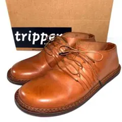 新品❣️trippen レースアップシューズ 巻き紐 23.5 キャメル 希少✨のサムネイル