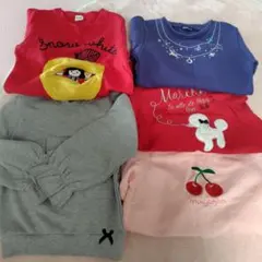 女児　トレーナーセット　5枚　サイズ100