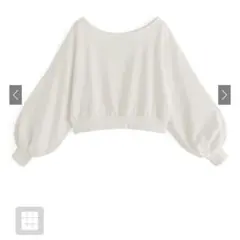 GRL pm392 オフショルダースウェットトップス