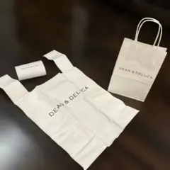新品未使用DEAN & DELUCA 折りたたみエコバッグ ショッパー付き送料込