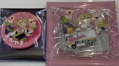 甘露寺蜜璃 ufotableCafe TOGO 岡山 アクリルスタンド 缶バッジ