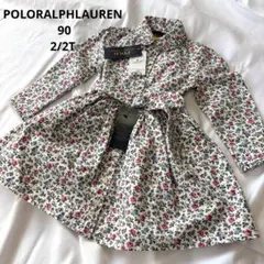 【新品】ポロラルフローレン 小花柄ワンピース 2T 90 上品デザイン　春服