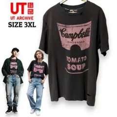 ユニクロ UT アーカイブ アンディ・ウォーホル Tシャツ 3XL ダメージ加工