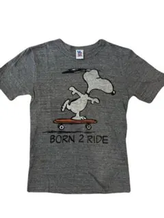 c*a様 【PEANUTS】スヌーピー BORN 2 RIDE Tシャツ