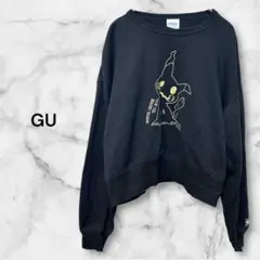 ミミッキュ トレーナー ポケモン 長袖 GU トップス M キャラクター 703