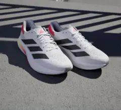 adidas adizero 26.5 ランニングシューズ　ホワイト