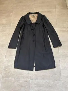 【極美品】PRADA プラダ　ロングコート　ヘリンボーン　L　黒　ウール PRADA - 【PRADA】プラダ ロングダウンコート ブラック 36