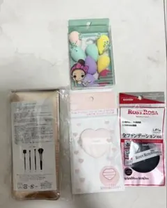 メイク用パフ　ブラシ　まとめ売り