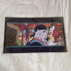 A4クリアファイル 絵師100人展大阪関西万博 藤ちょこ 「七宝花鳥美人図