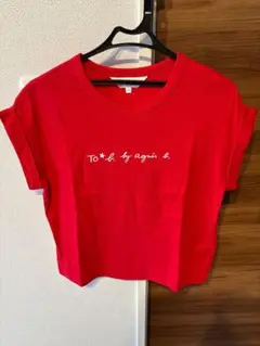 TO★b. by agnès b. レッドTシャツ