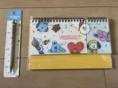 BT21×LINE FRIENDS★BTS ウィークリープランナー黄×シャーペンのサムネイル