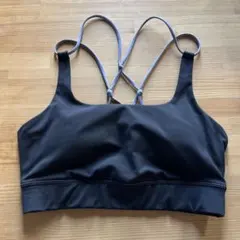 クロスバック ブラック ヨガブラ　lavaスカーラ