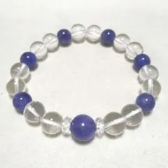 プロフ必読！∞人生の転機や新しい挑戦を応援♪ ヒマラヤ水晶＆タンザナイトブレス∞