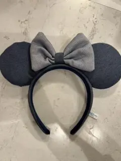 ミニー　カチューシャ　デニム