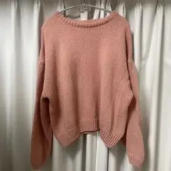 DAZY ドロップショルダー　リブニット　セーター