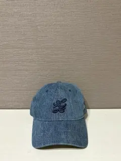 #*7様 【美品】NEW ERA 9TWENTY デニムキャップ 刺繍ロゴ フリ
