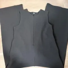 エンボスフロントジップオールインワン