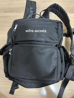 【selva secreta】マザーズバック　リュック(black)