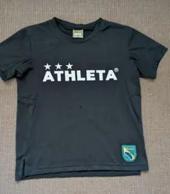 ATHLETA 黒 プラシャツ メッシュ 140センチ