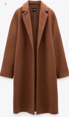 ZARA ラペル付きコート ミディアムキャメル　スペインで購入