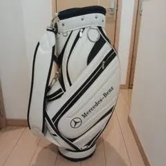 Mercedes-Benz キャディバッグ ホワイト/ブラック
