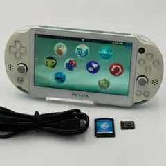 動作品 Sony PS Vita 2000 本体 ライトブルー ホワイト