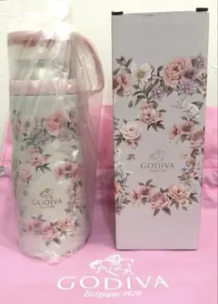 【未使用品】【2026GODIVA】ステンレスボトルとリボン付きラッピング袋
