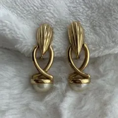 ヴィンテージ　パール　イヤリング　#258