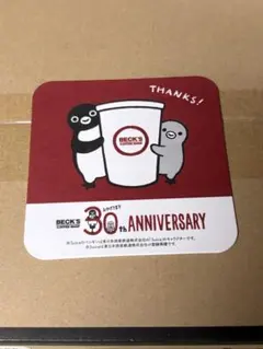 ベックス　30th コースター　Suicaペンギン