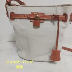ゲンテンベージュ キャンバス ショルダーバッグ ピアンタ