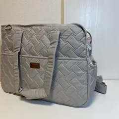 4 way ペット用キャリーバッグ キルティング グレーのサムネイル