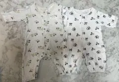 ミッキー ロンパース まとめ売り2点