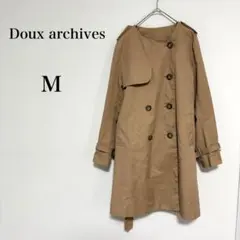 ドゥアルシーヴ ダブルブレスト トレンチコート ミドル丈 コットン 【M】