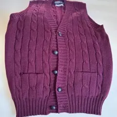 Polo by Ralph Lauren バーガンディ ベスト M