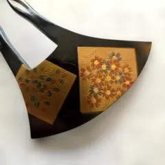 鼈甲 金蒔絵 本鼈甲 簪 かんざし 和装 着物 髪飾り 在銘 アンティーク Z2