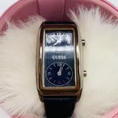 GUESS ダブルフェイス 腕時計 ネイビーのサムネイル